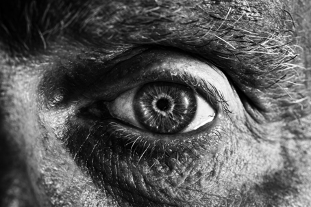 eye close up