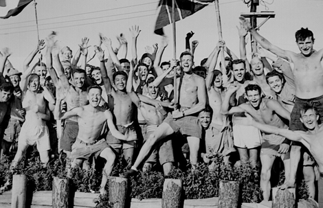 Vintage Naval Photo of Group